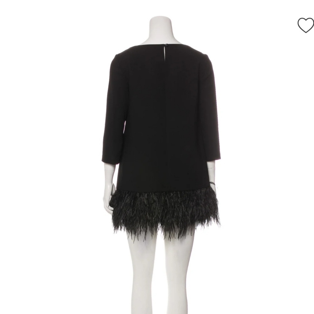 Kate spade black feather dress